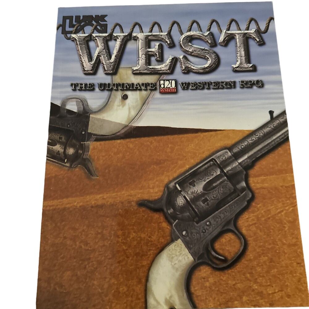 The Ultimate Western RPG D&D Link Media D20 System Western Style Role Playing